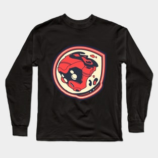 Floating Red Long Sleeve T-Shirt